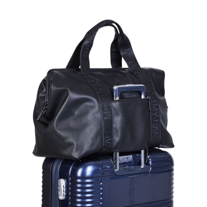 Bolso Maternal Mommy Bag Cuero vegano Negro