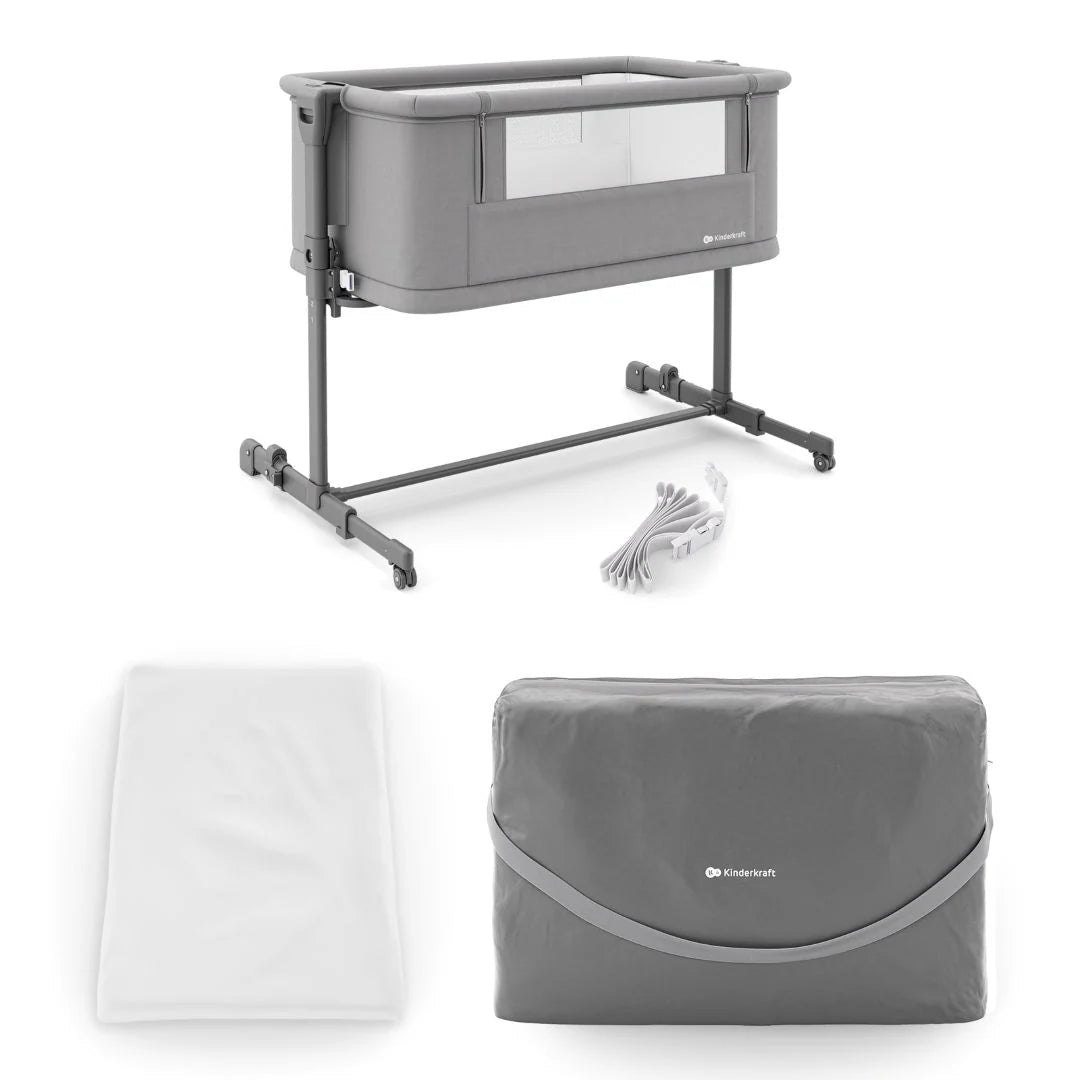 Cuna colecho 3 en 1 Nestee Grow 2 Dark Grey