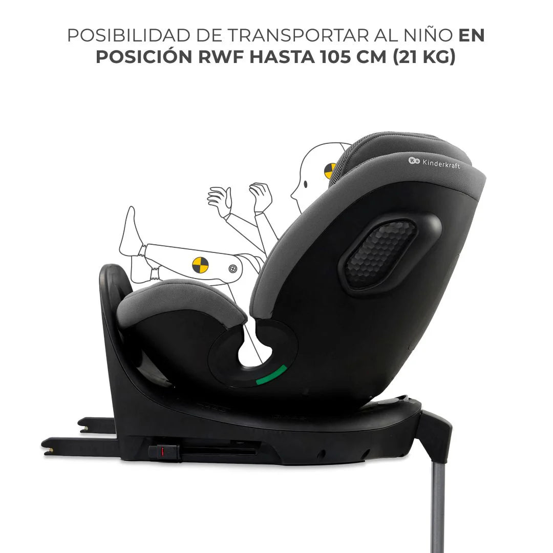 Silla de auto convertible todo en 1 XRIDER 2 i-Size Grey