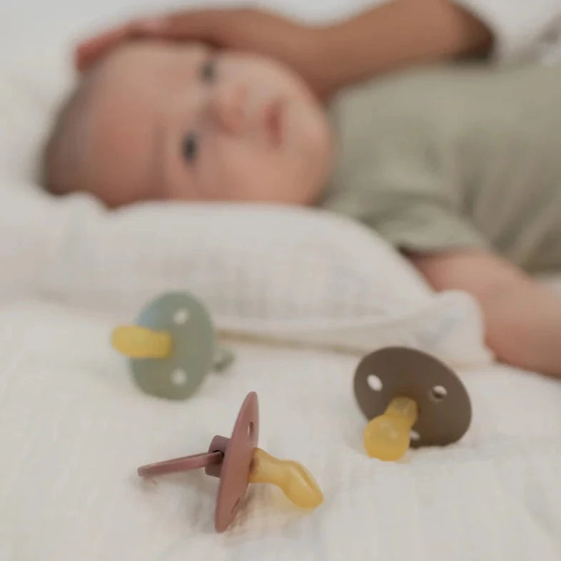 Chupete Bibs Pack Blush & Ivory Ortodóntico