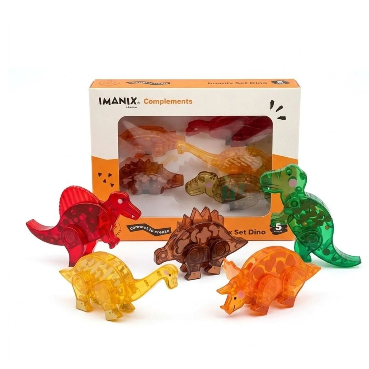 Imanix Set Dinosaurios 5 piezas