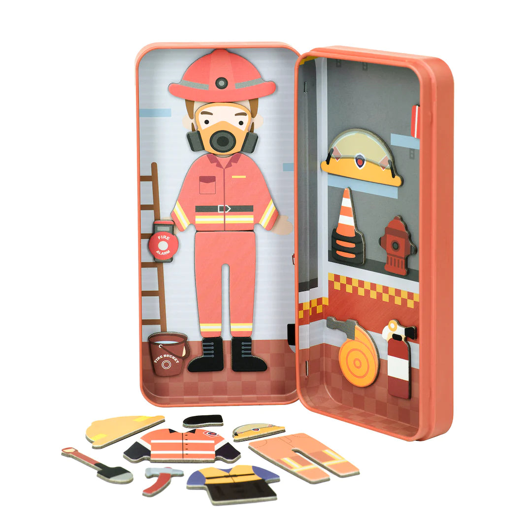Juego Caja Magnética Bomberos