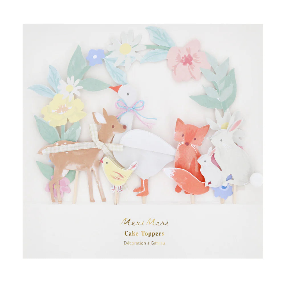 Toppers para torta Pequeños animales