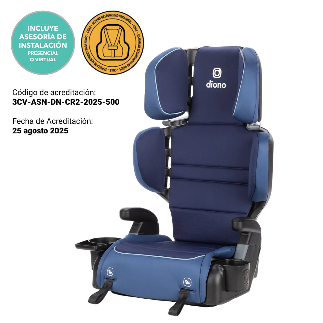 Butaca Connect3® RXT 2-in-1 High-Back Booster Blue Surge
