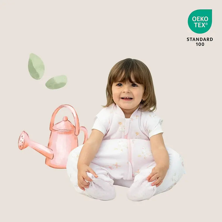 Saco de Dormir Farmy Pink con pies antideslizantes Tog 2.5