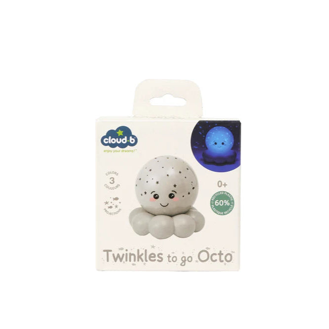 Luz Nocturna Twinkles Pulpo Gris Verdoso