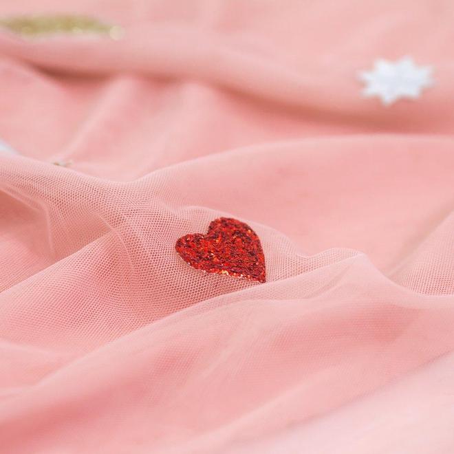 Disfraz Capa De Superhéroe Rosa