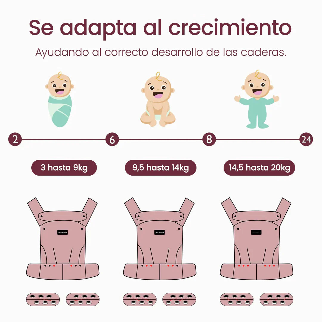 Portabebé 3 en 1 Khaki