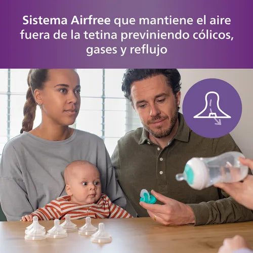 Mamadera con válvula Airfree 260 ml