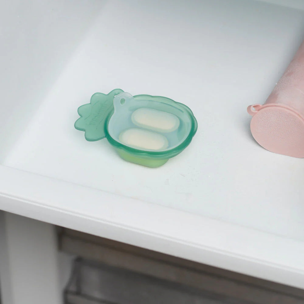 Chupete de fruta y Leche materna Freeze-N-Feed Verde