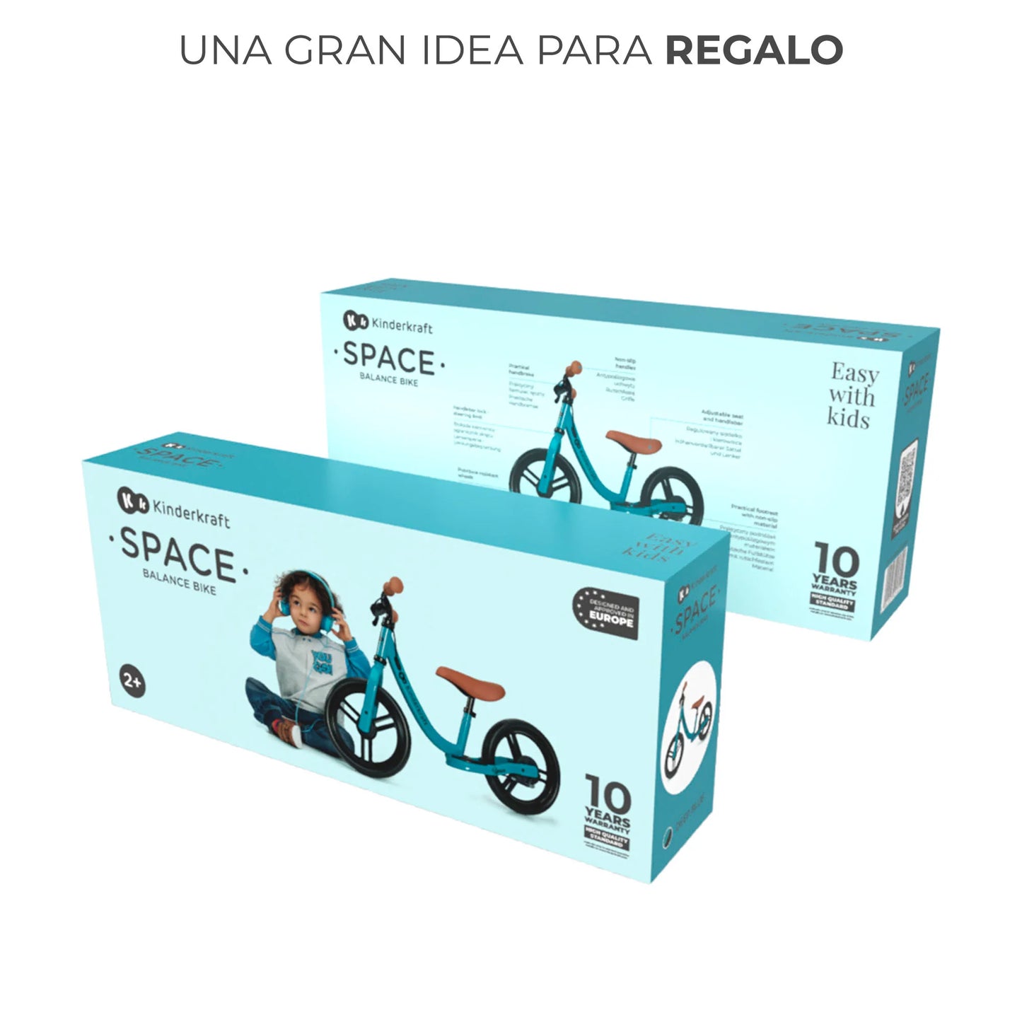 Bicicleta de Balance Space Azul