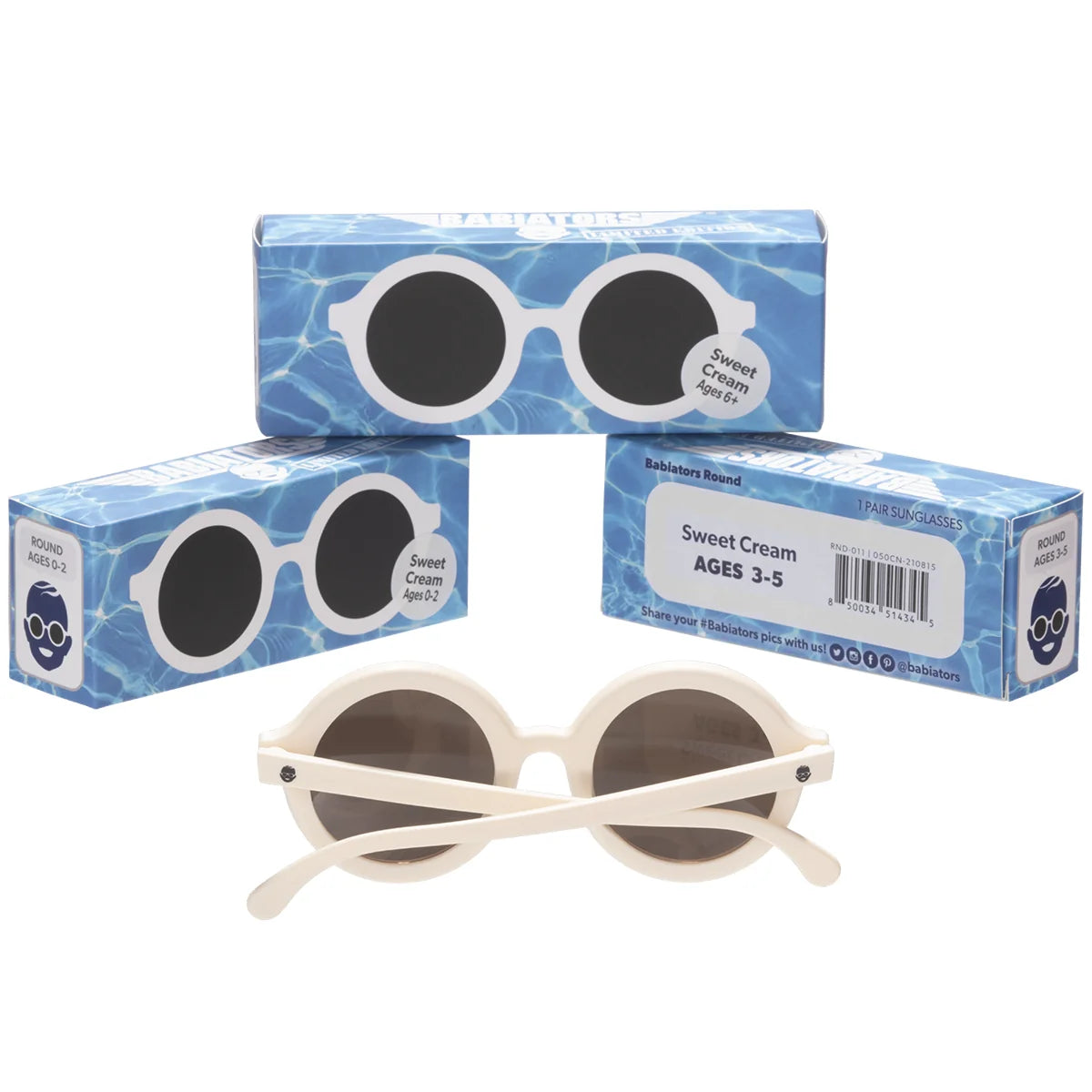 Lentes De Sol Round Cream