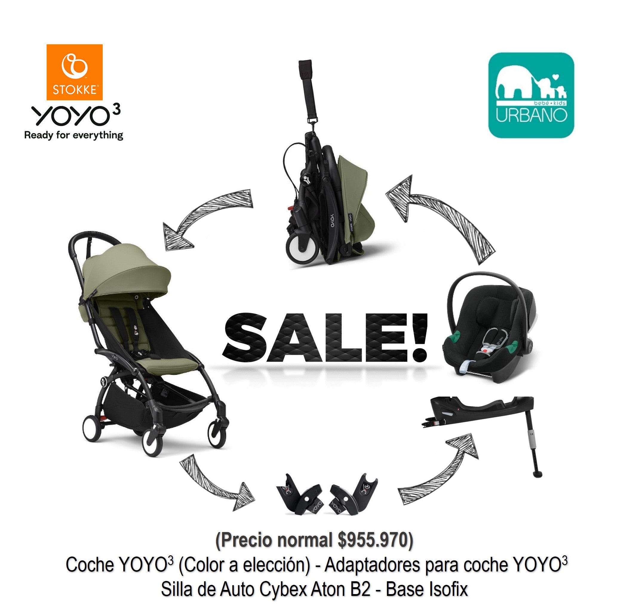 YOYO ページ Combo Travel System Coche YOYO³ – Tienda Urbano