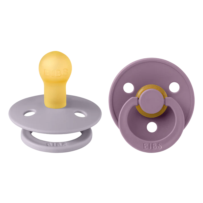 Chupete Bibs Pack Fossil Grey& Mouve Ortodóntico