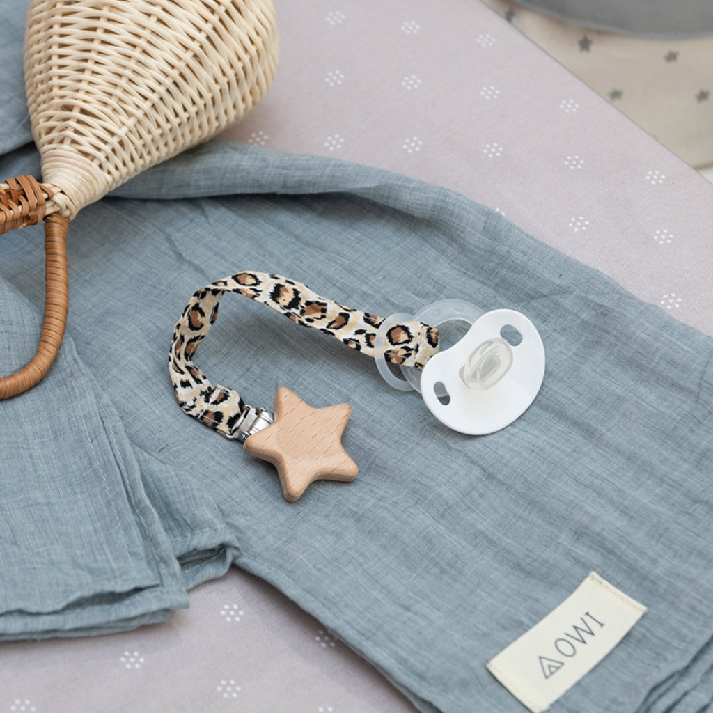 Portachupete Muselina Animal Print