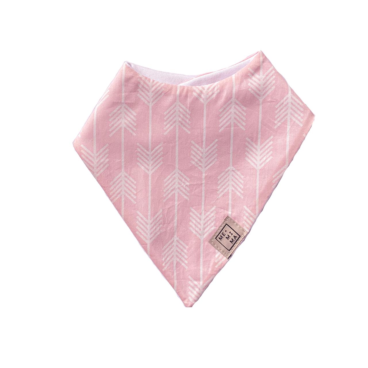 Babero Bandana Flecha Rosado