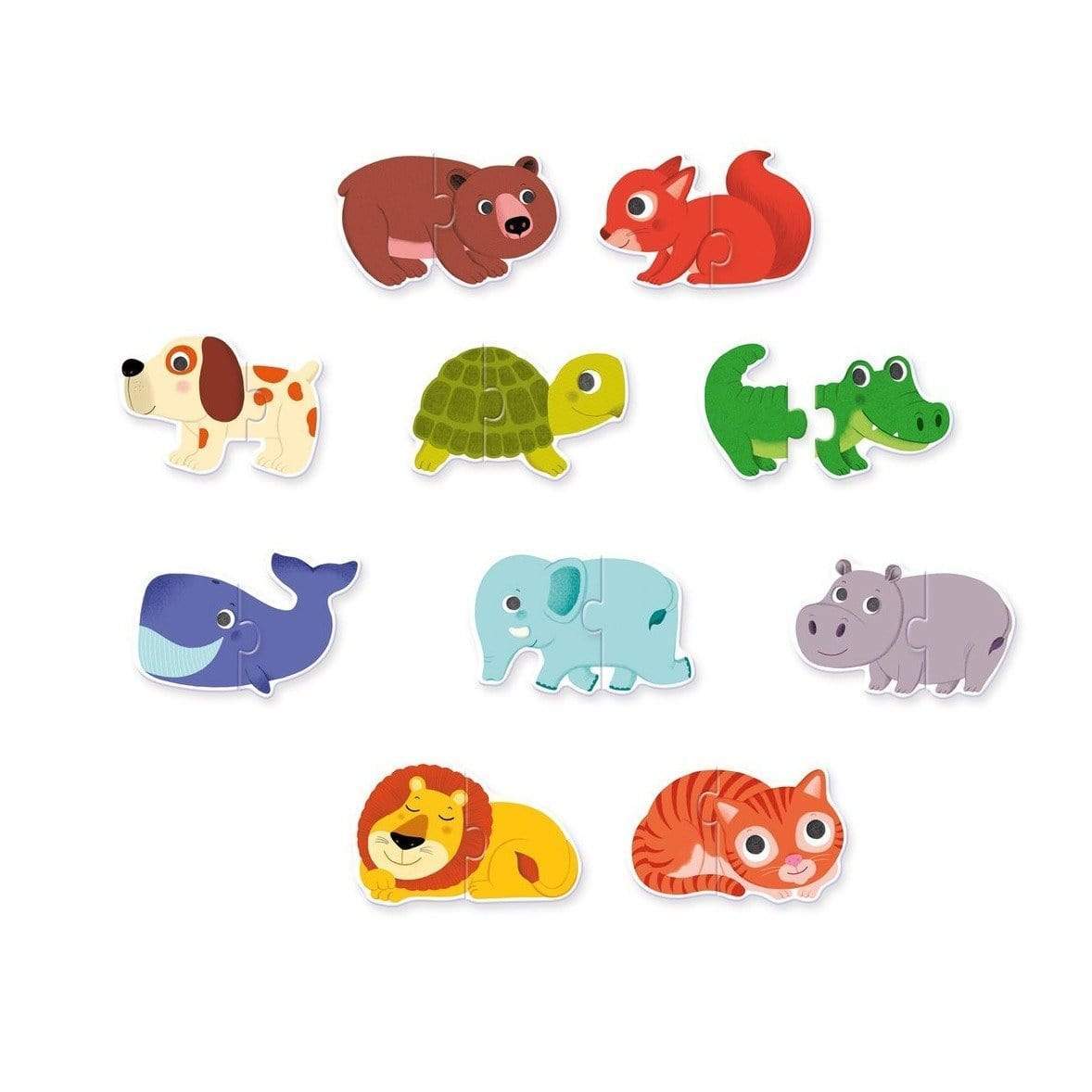 Puzzle Dúo Animales