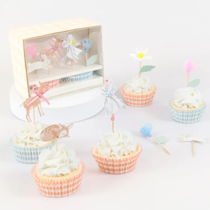 Kit para cupcakes pequeños animales