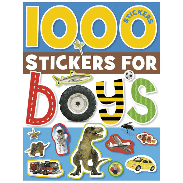 Libro de actividades 1000 Stickers para un niño