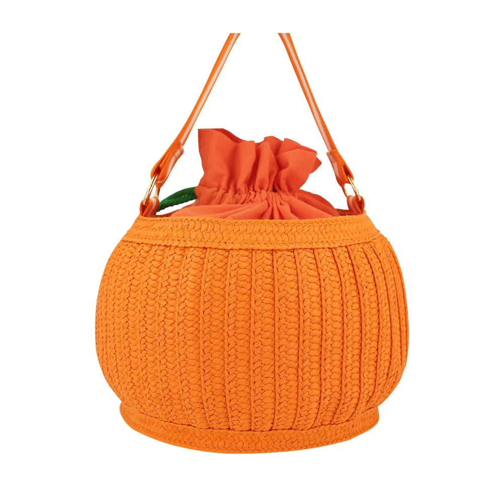 Canasto con forma de calabaza