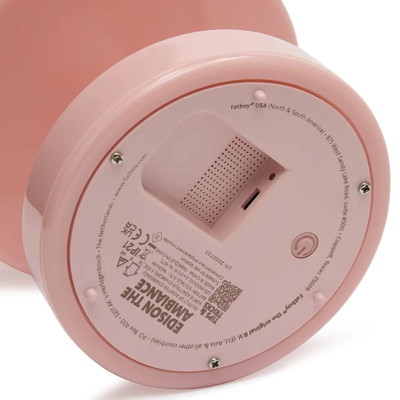 Lámpara portátil Edison The Ambiance Rosa