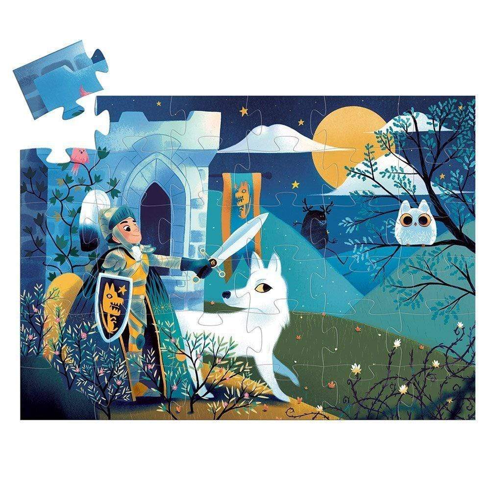 Puzzle Silueta Full Moon Knight 36 pcs
