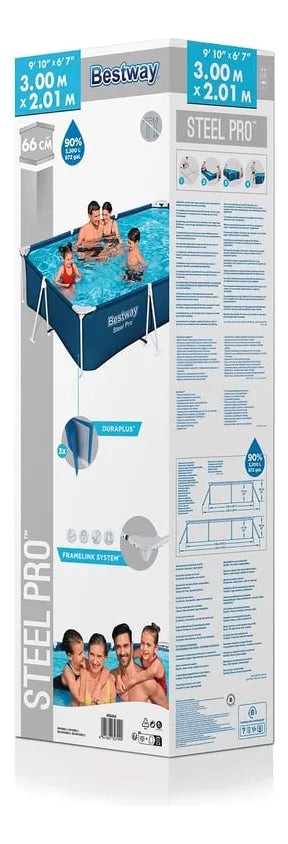 Piscina Steel Pro Rectangular (3300 Lts)
