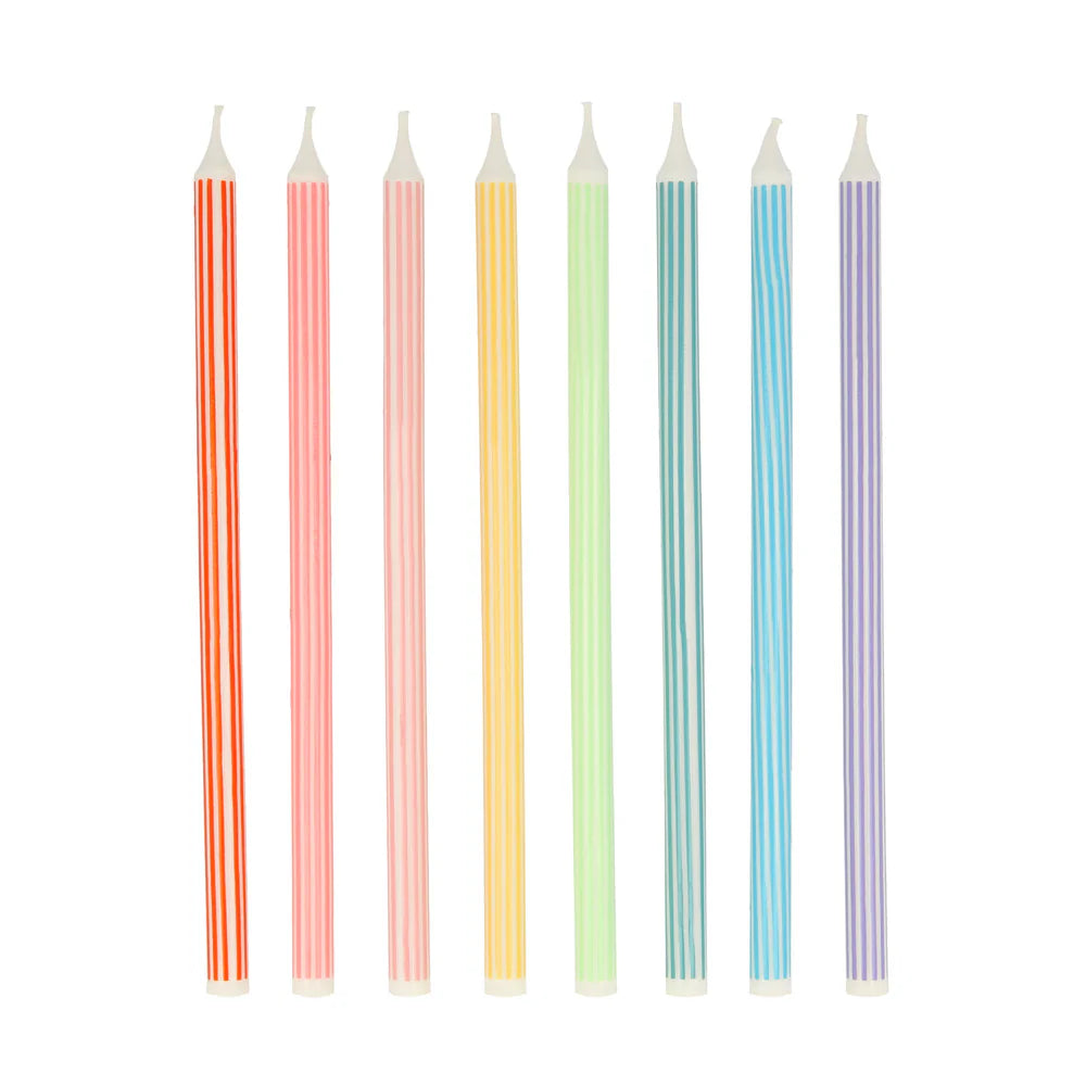 Velas largas Rayas multicolor