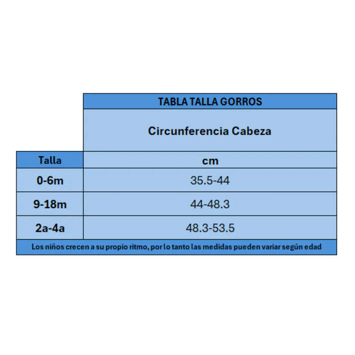 Gorro con filtro UV Azul Marino