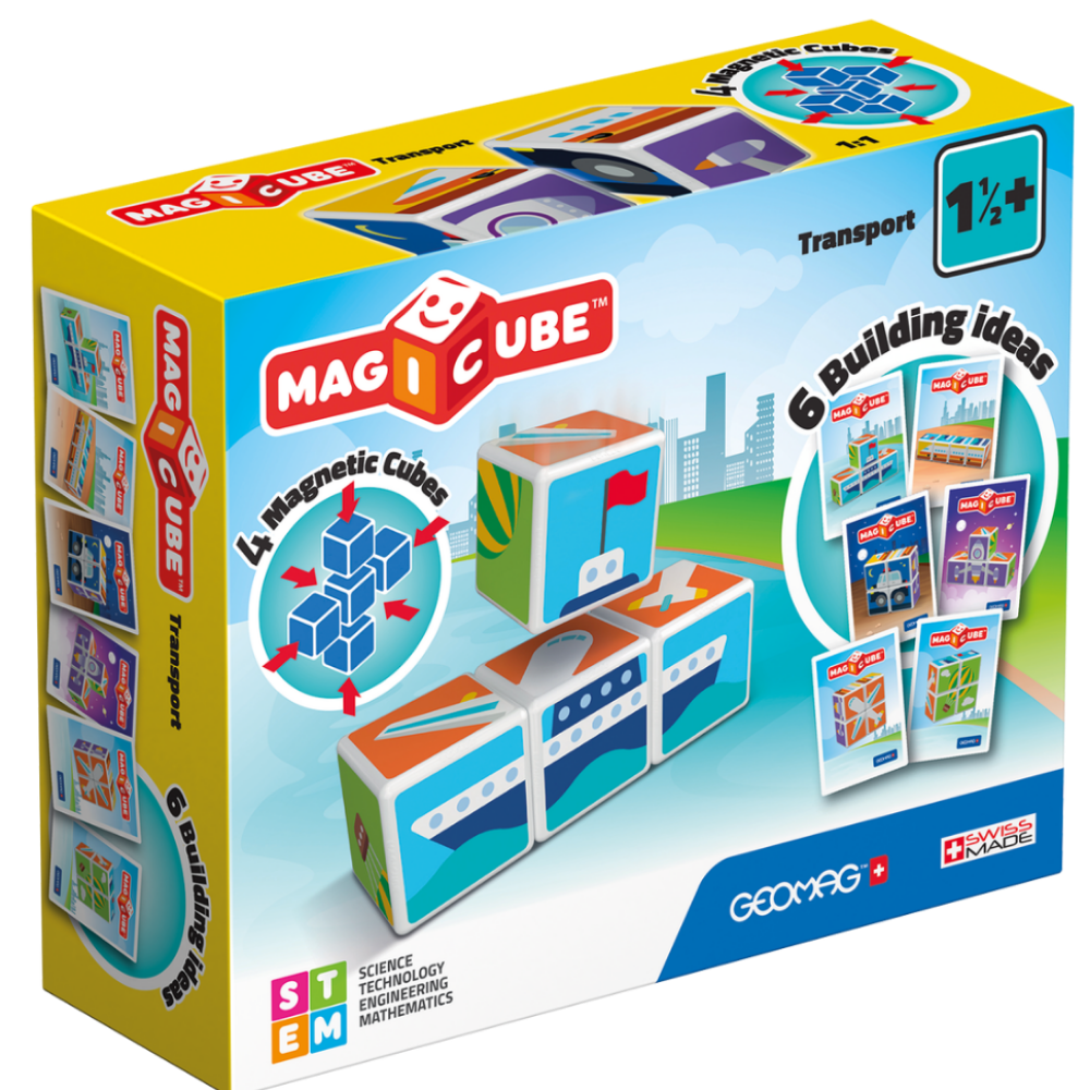 Cubos Magnéticos Magicube Transporte (4 piezas)