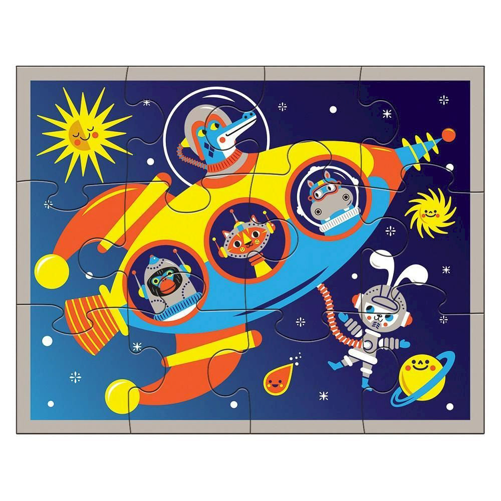Puzzle Ideal Para Viaje En Estuche Espacio Exterior