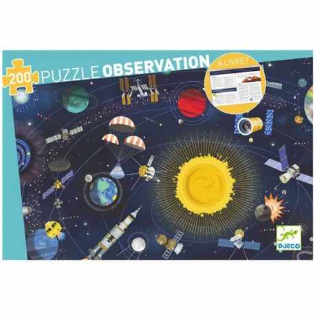 Puzzle Observación El espacio con libro