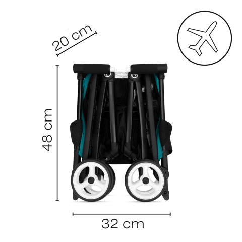 *Coche Libelle Compacto Beach Blue