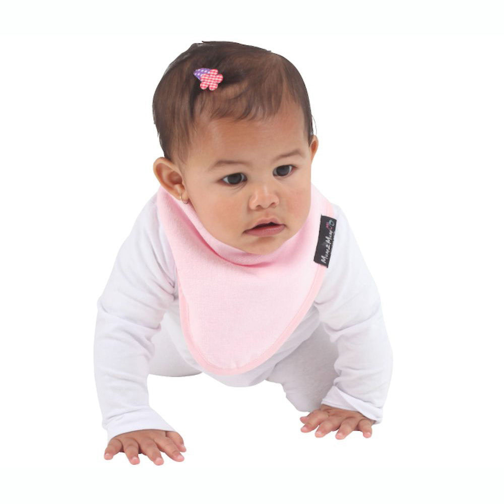 Babero Bandana Siempre Seco Rosado