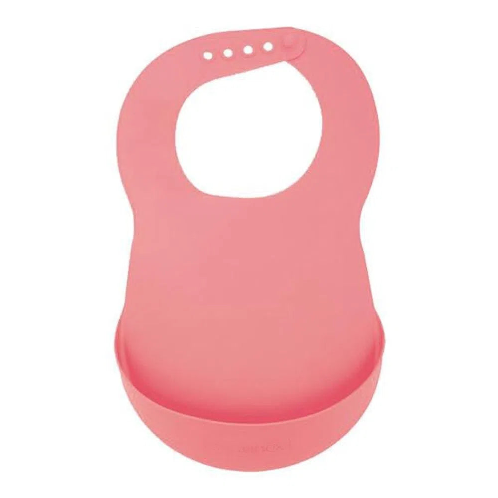 Babero de Silicona Rosa