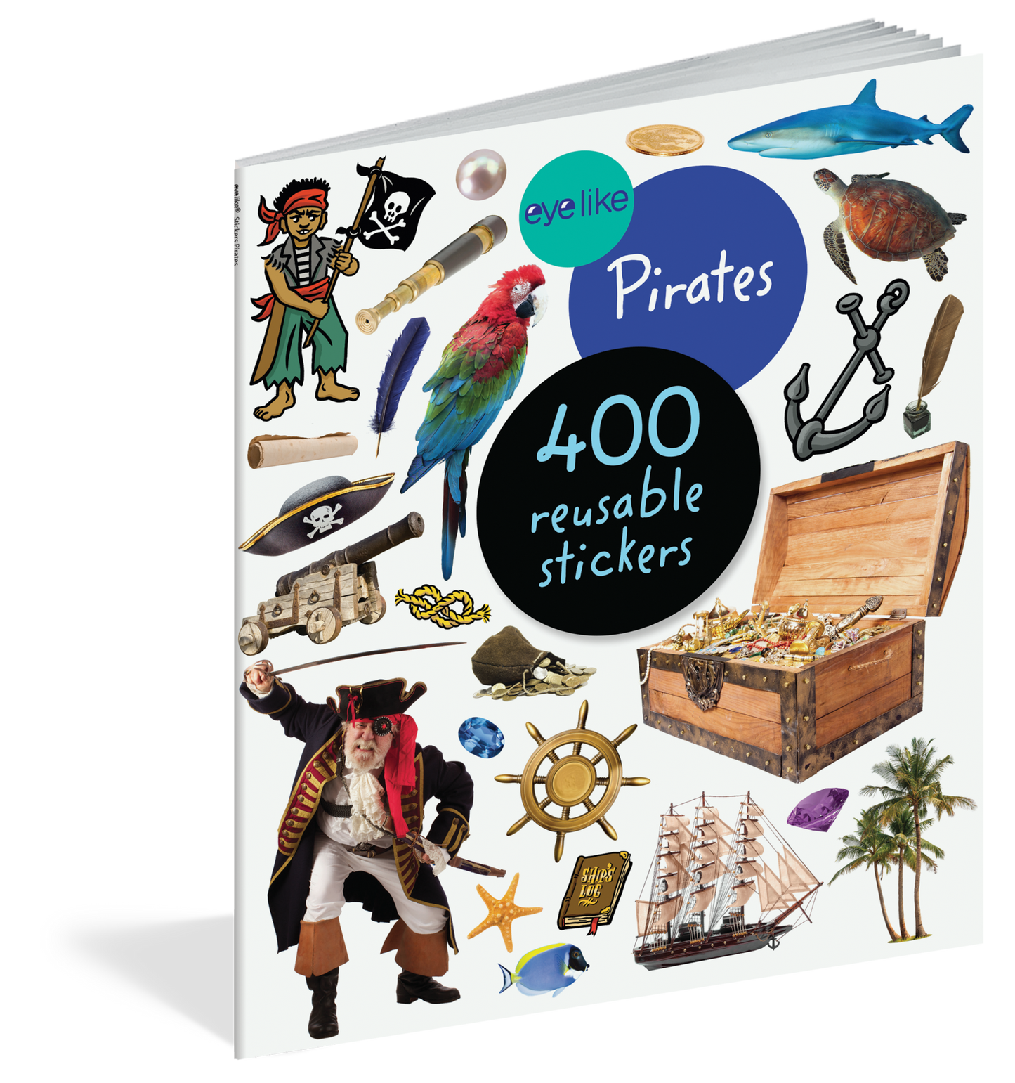 Stickers Reutilizables de Piratas