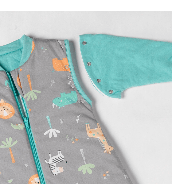Saco de Dormir Safari con pies antideslizantes Tog 2.5 (6-12meses)