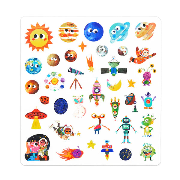 Stickers con gel Reutilizables El Espacio