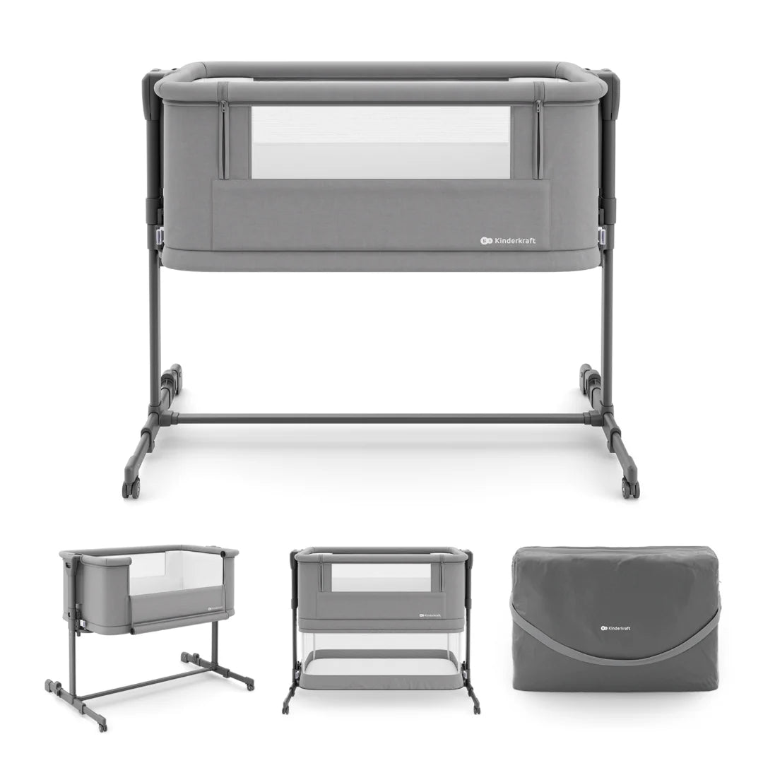 Cuna colecho 3 en 1 Nestee Grow 2 Dark Grey