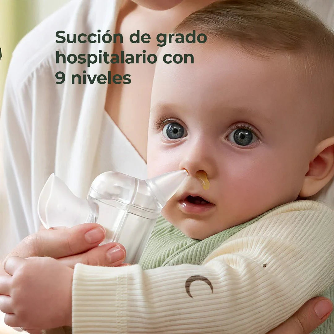 Aspirador Nasal Eléctrico 2 en 1 BreezyClear Pro™ Grado Hospitalario