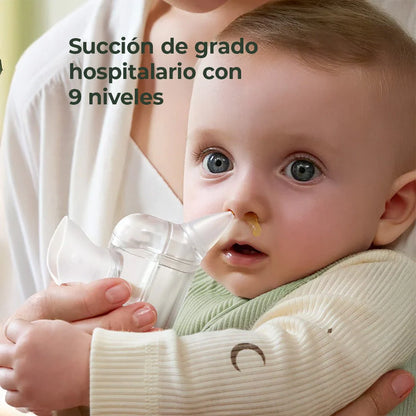 Aspirador Nasal Eléctrico 2 en 1 BreezyClear Pro™ Grado Hospitalario