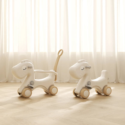 Pony 3 en 1 Blanco con Beige