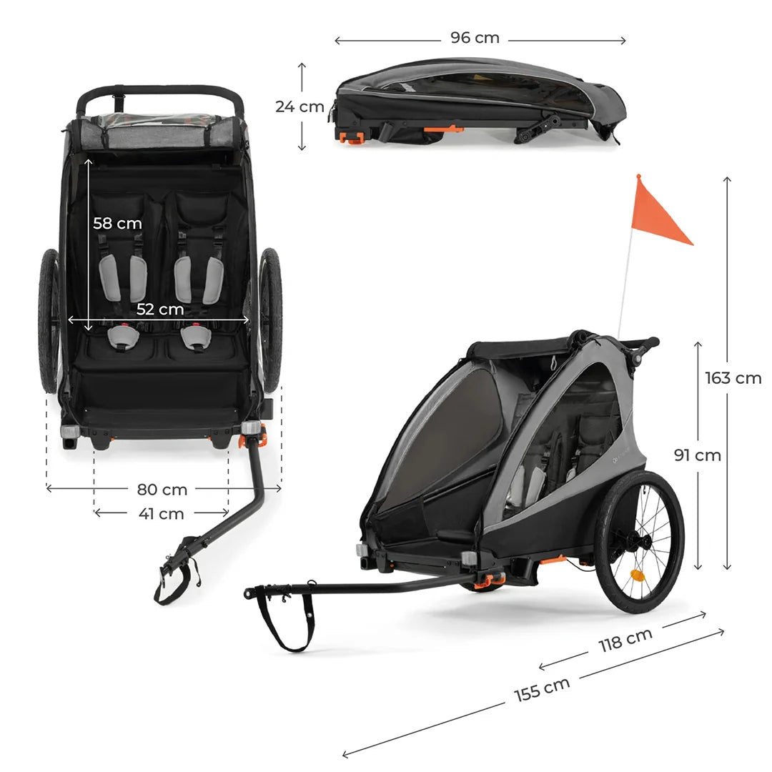 Remolque de Bicicleta y coche Nava Walk