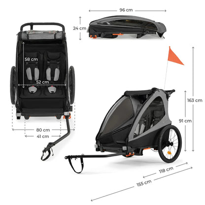 Remolque de Bicicleta y coche Nava Walk