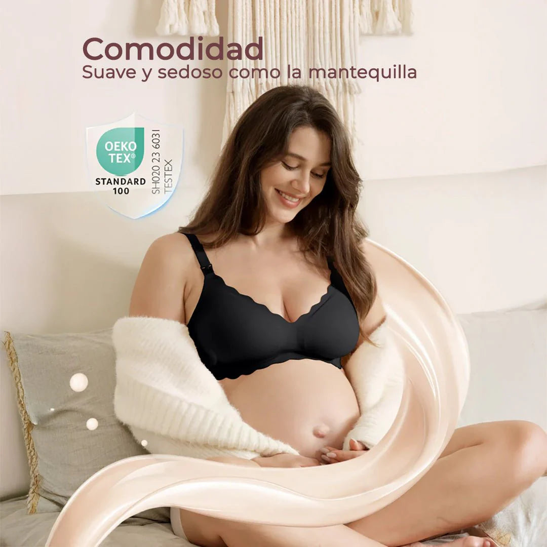 Sostén de lactancia Jelly Strip Negro