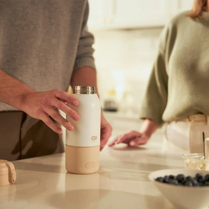 Termo calentador de leche portátil 2 en 1 Gaja Beige