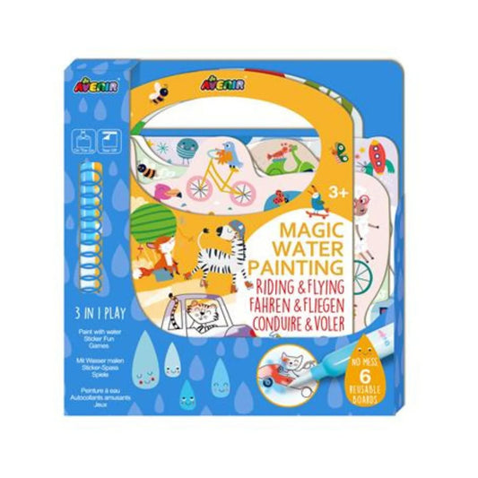 Libro Pintura Mágico Vehículos y Viajes