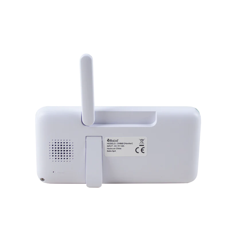 Monitor de Bebé con Cámara 360° y Visión Nocturna