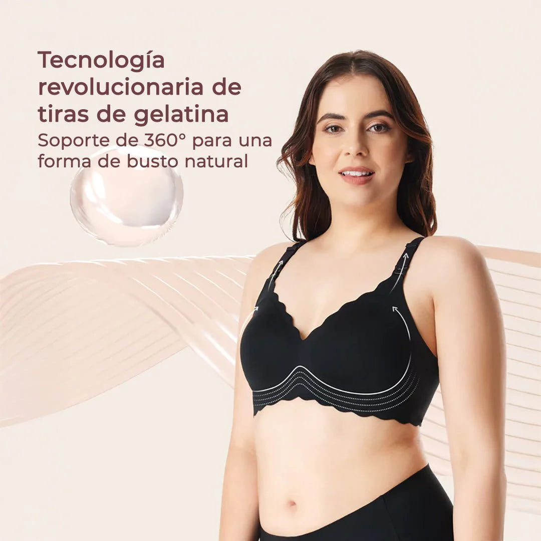 Sostén de lactancia Jelly Strip Negro