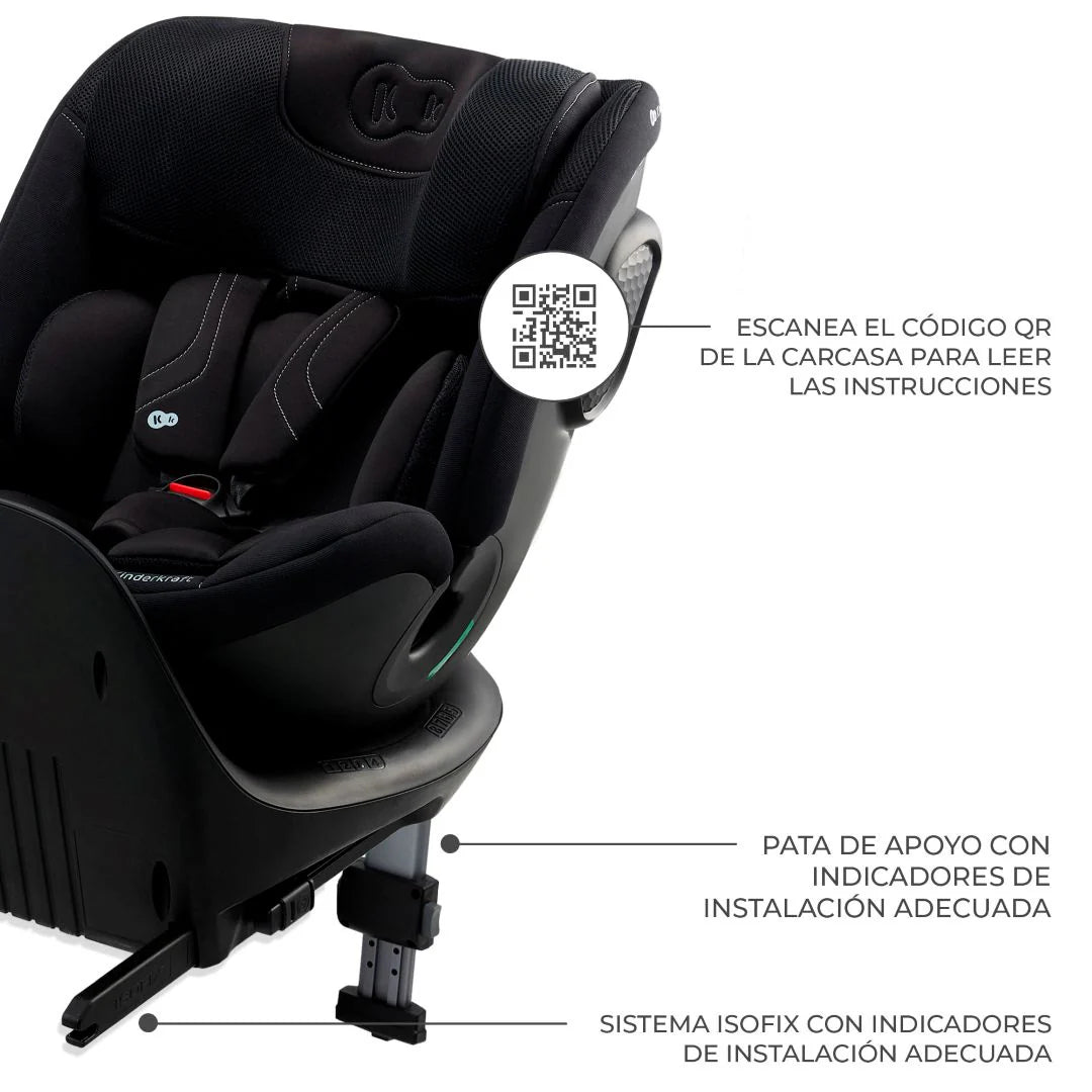 Silla de auto convertible todo en 1 XRIDER 2 i-Size Black